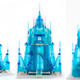 Illustration for article titled Coolest dad ever creates Elsas ice castle from Frozen in Lego
